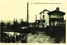 Route de Couzon in Rive-de-Gier start of the 20th century