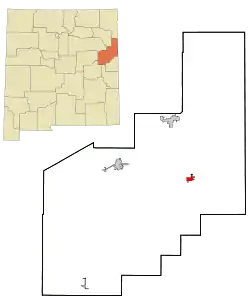 Location of San Jon, New Mexico