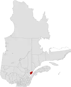 Location of Charlevoix-Est