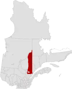 Location of Le Fjord-du-Saguenay