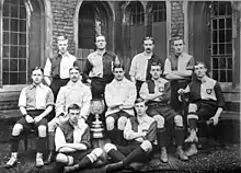 Queens' College, Cambridge football team 1900-1901, including Sir Shenton Thomas (second from right, middle row), Charles Tate Regan and Samuel Day.
