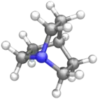 Ball-and-stick model of quinuclidine