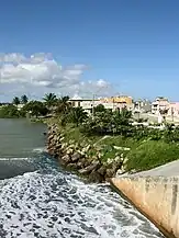 View of Arecibo from the mouth of Río Grande de Arecibo