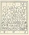 Inscription on the Roman votive stone of Trennfurt