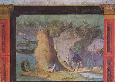 Landscape with scene from the Odyssey, Rome, c. 60-40 BC.