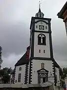 Røros Church is a landmark and the largest octagonal church in Norway.