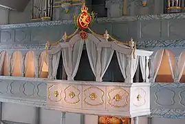 Royal box of Røros church