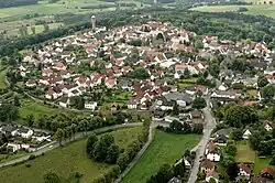 Aerial photograph of Rüthen