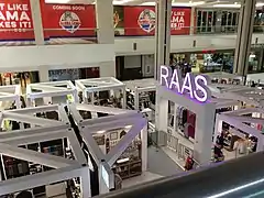 RAAS, short for "retail as a service" (operating 2017–2018) in Phase IV of West Edmonton Mall, November 27, 2017.