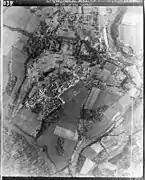 RAF 1947 aerial view of Maresfield army camp