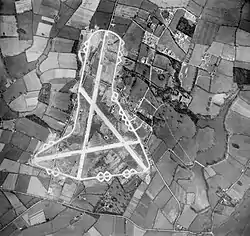 RAF Husbands Bosworth aerial photograph 1943 IWM C 5408