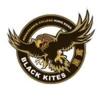 Logo of the Black Kites, RCHK's school athletics team