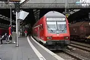 Wupper-Express on track 3 in Aachen Hbf