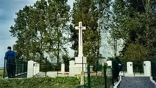 RE Grave Railway Wood Commonwealth War Graves Commission cemetery