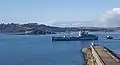 RFA Gold Rover (A271) leaving Plymouth Sound in March 2010