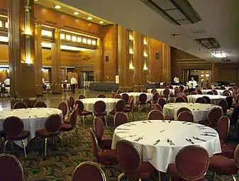 First class dining room, now known as the "Grand Salon"
