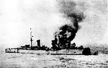 Image 51Bartolomeo Colleoni sinking, 19 July 1940 (from History of the Royal Australian Navy)