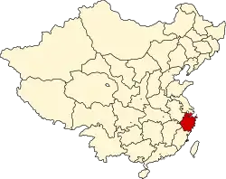 Map of Chekiang Province