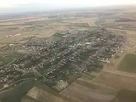 Aerial view of Sânandrei
