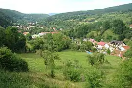 Panoramic view of Văliug