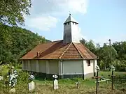Wooden church in Glodghilești