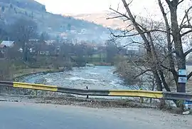 The Doftana River in Teșila