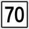 Provincial Route 70 shield}}