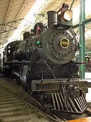 PRR 7002 on static display at the Railroad Museum of Pennsylvania.