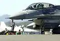 RSAF F-16D prepares for flight