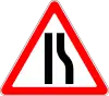 1.18.2 Road narrows on the right