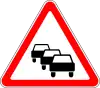 Traffic queues likely