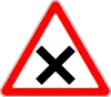 Crossroads with priority to the right