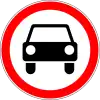 No motor vehicles except motorbikes