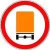 No vehicles carrying dangerous goods