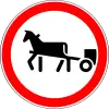 No animal-drawn carts