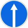 Proceed straight
