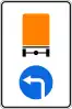 Direction of movement of vehicles with dangerous goods