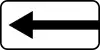 Direction of validity to the left