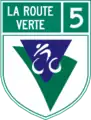 Route verte (green road) cycle tracks