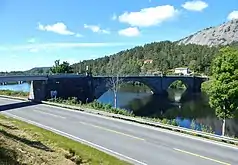 Åmfoss bridge in Åmli