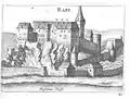 Raabs an der Thaya,Lower Austria by Georg Mätthaus Vischer in 1672