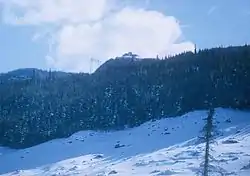 Radar station on Mont Apica