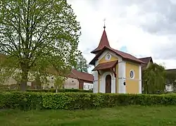 Chapel in the centre of Radešín