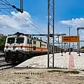 13006 Amritsar - Howrah Mail on pf no. 2 at Raebareli Jn.