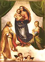 Julius commissioned the Sistine Madonna in the last year of his life