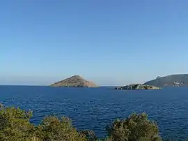 View of Raftis Island and Raftopoula