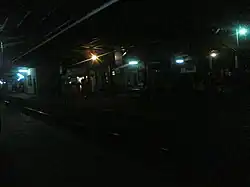 Ragama Railway Station at night
