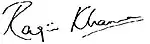 Ragini Khanna signature