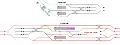 Track diagram for Hibiya Line and Tobu Line