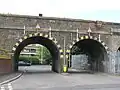 John Bull Arch, Southwark Park Road, Rotherhithe, London, SE16.